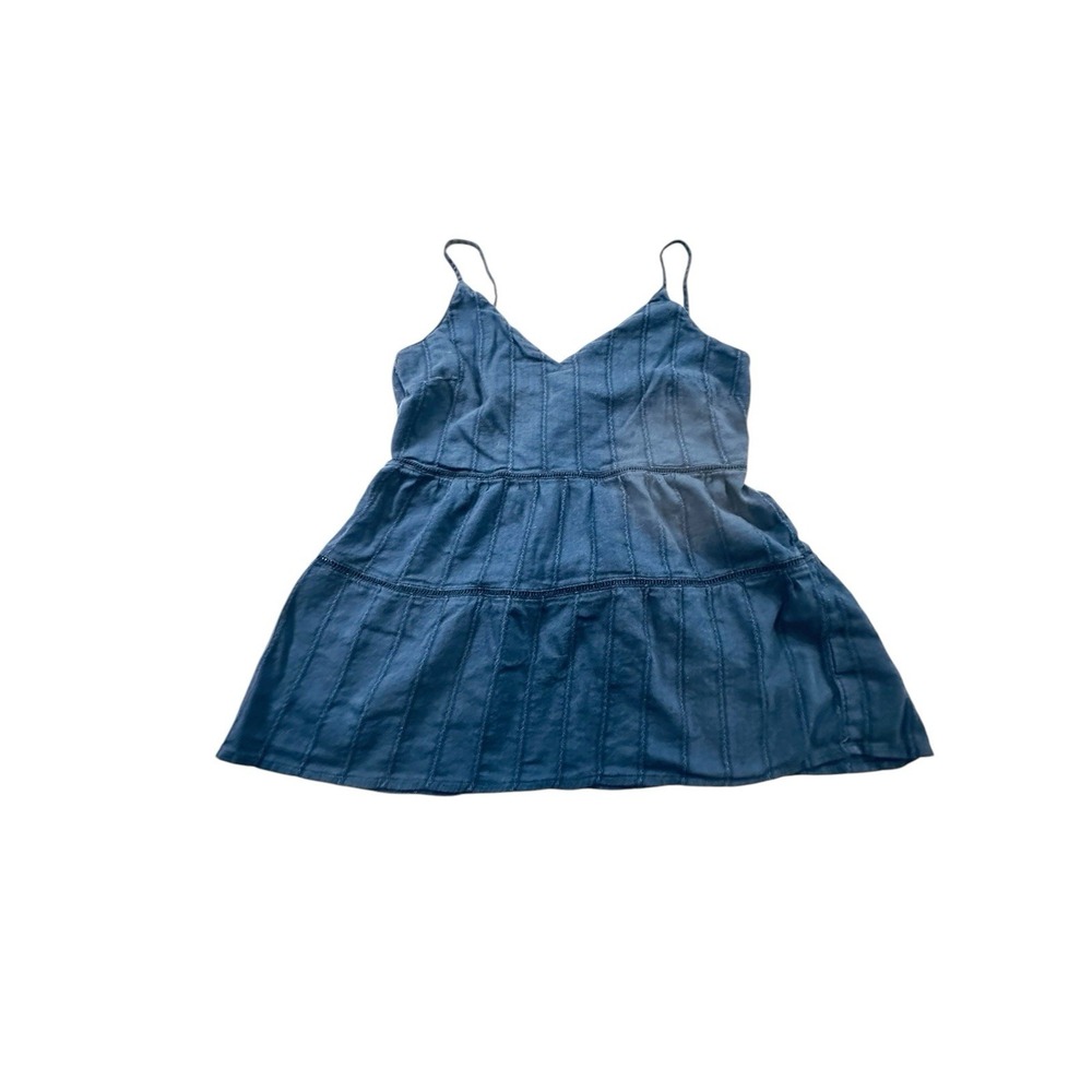 Old Navy Tank Top Spaghetti Strap‎ Women's Size Medium Navy Blue EUC